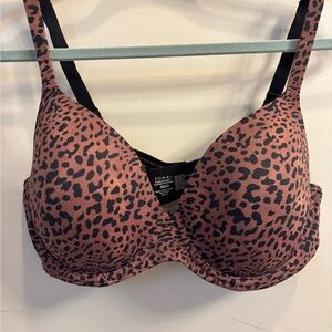 Soma Wild Patterned Bra in Black and Brown